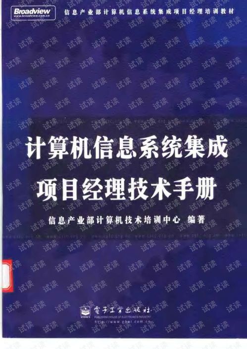 《計算機信息系統集成項目經理技術手冊 核心職責、技術要點與實施策略》